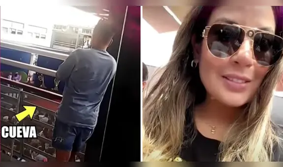 Christian Cueva asistió a la clausura de sus hijos: es visto grabando de lejos por restricciones de Pamela López