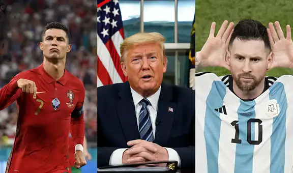 ¿Lionel Messi o Cristiano Ronaldo? La vez que Trump escogió al mejor futbolista de todos los tiempos