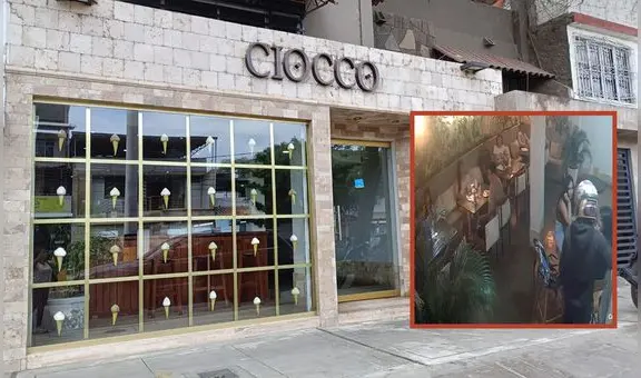 En menos de dos minutos sujetos armados asaltan a clientes en chocolatería de Piura