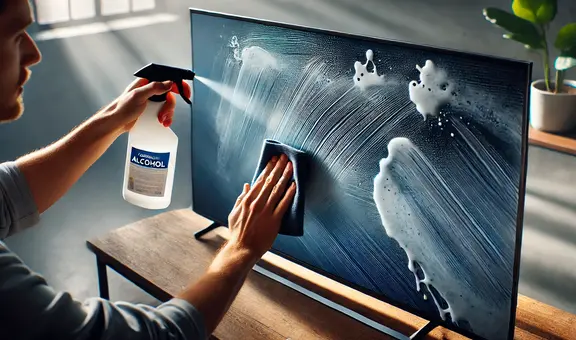 ¿Por qué no debes usar alcohol para limpiar tu Smart TV? Esto podría ocurrirle a la pantalla del televisor