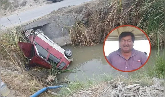 Accidente en Arequipa: exsubprefecto y niña mueren en auto que cayó a acequia tras despistarse