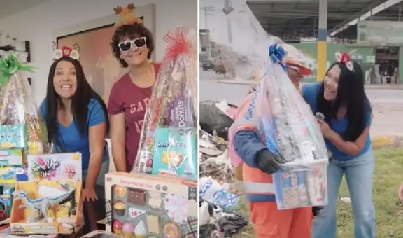 Tula Rodríguez impacta con tierna sorpresa por Navidad a trabajadores de la calle y conmueve a usuarios: "Misión cumplida"