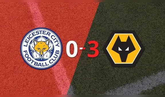 Resumen: Leicester City no pudo contener la fuerza de Wolverhampton y cayó derrotado por 3 a 0