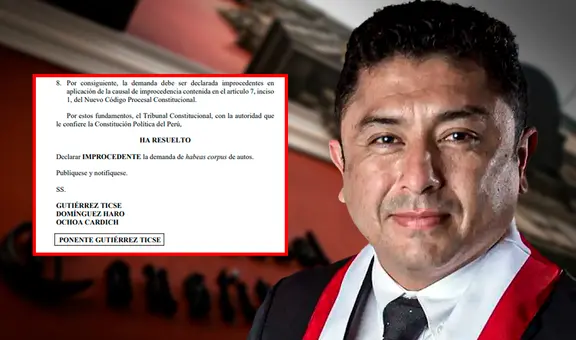 TC rechaza pedido de Guillermo Bermejo que buscaba anular juicio por afiliación a organización terrorista