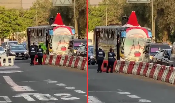 La magia de la Navidad recorre calles de Lima: bus de Línea 19 gana protagonismo con sus decoraciones