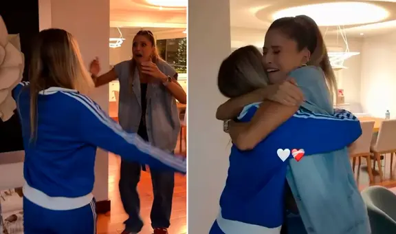 Anna Carina Copello rompió en llanto por conmovedor reencuentro con su hija tras 4 meses sin verla