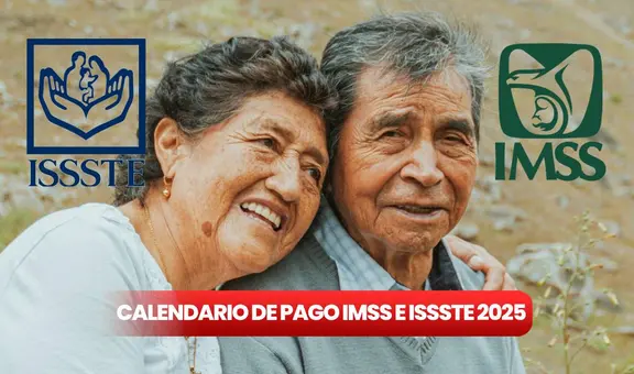 Ya llega el calendario de pensión IMSS e ISSSTE 2025 a jubilados y pensionados: fechas de pagos oficiales y montos de enero con aumento