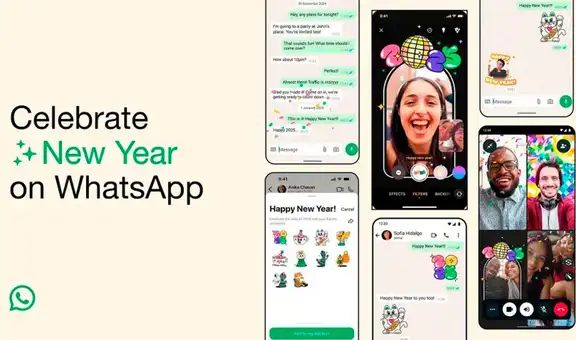 WhatsApp: estas son las nuevas funciones que llegan a tu smartphone por Navidad y Año Nuevo