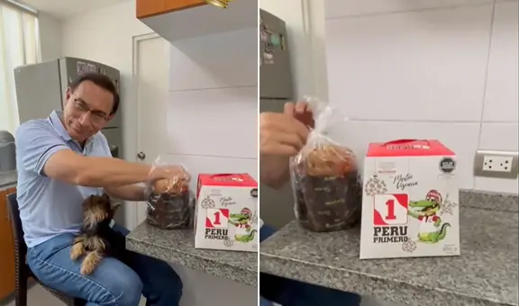 Martín Vizcarra se volvió tendencia en TikTok al presentar su nuevo panetón con curioso nombre: 'El Lagarto'