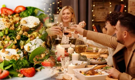 Estas son las cinco ensaladas navideñas deliciosas y fáciles de preparar para disfrutar el 25 de diciembre