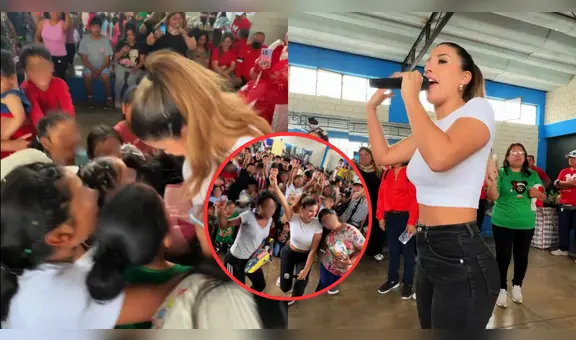 Yahaira Plasencia hace chocolatada para niños y sorprende con anécdota de infancia: “Mi mamá siempre me llevaba”