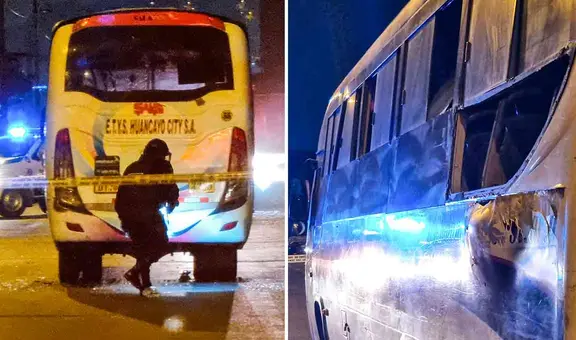 Lanzan explosivo a bus lleno de pasajeros en San Juan de Lurigancho: una mujer resultó herida