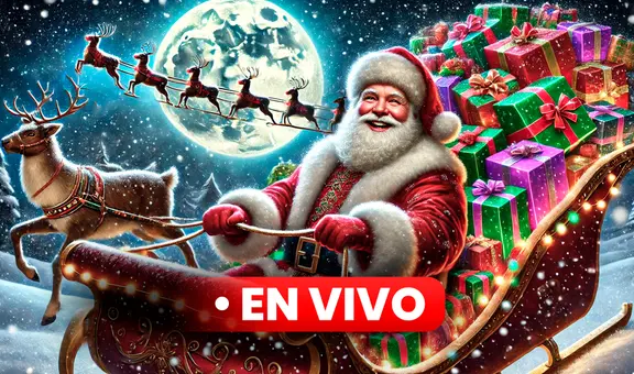 ¿Dónde está Santa Claus hoy? Sigue su recorrido EN VIVO: Papa Noel arriba a Perú