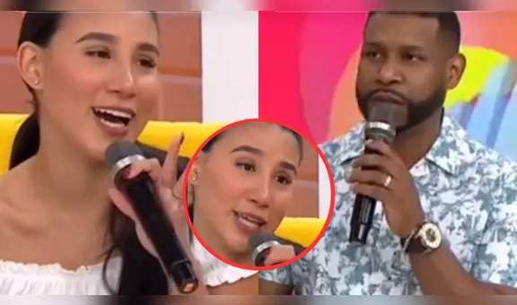 Samahara Lobatón tiene explosiva reacción contra Edson Dávila por hacerle bromas en vivo: "Te me relajas"