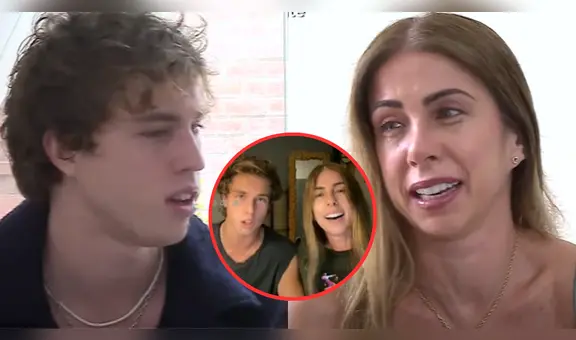 Fiorella Cayo enfurece con su hijo Facundo Oliva por faltarle el respeto en live de TikTok: "Siéntate, malcriado"