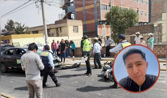 Popular tiktoker Anderson Butrón pide ayuda tras grave accidente: su moto chocó contra auto en Arequipa