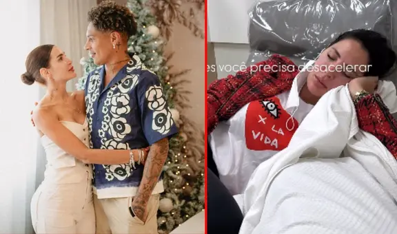 Ana Paula Consorte se luce junto a Paolo Guerrero en fotografías navideñas tras sufrir de neumonía: “Familia”