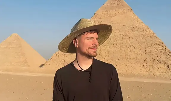 MrBeast alquila las pirámides de Egipto para un proyecto exclusivo que sorprende a todo el mundo