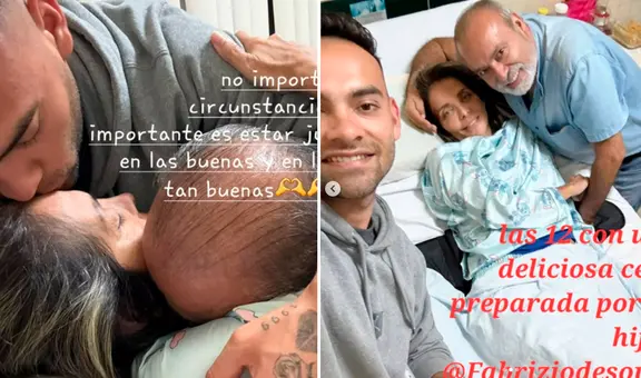 Lucy Bacigalupo pasó Navidad en el hospital tras negligencia médica: su hijo la sorprendió con la cena