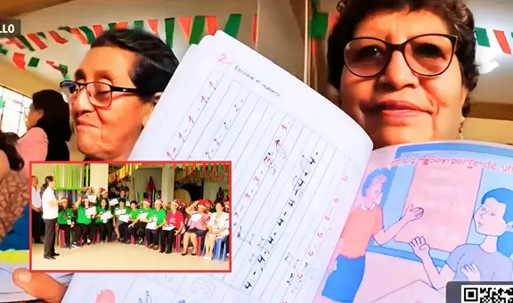Adultos mayores peruanos culminan la primaria gracias a programa de alfabetización: “Mi papá no quiso enviarme al colegio”