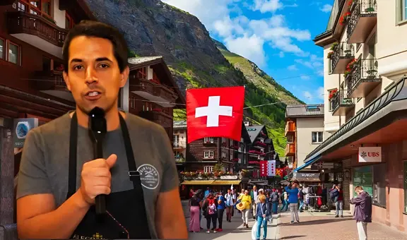 Peruano que vive en Suiza compara la vida allí y en Perú: "Tienes un sueldo fijo sumamente alto que puedes ahorrar"