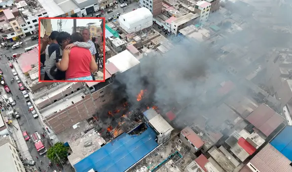 Incendio de grandes proporciones afecta quinta en Breña: más de 20 familias lo pierden todo