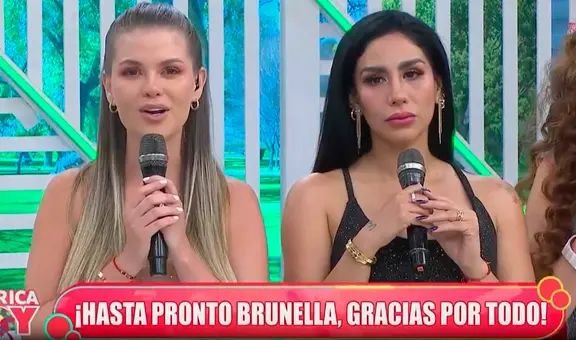 Brunella Horna anuncia entre lágrimas su salida de 'América hoy' después de 3 años: "Son mi familia"