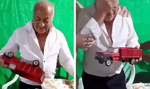 Padre que nunca tuvo juguetes de niño es sorprendido por sus hijos con conmovedor regalo