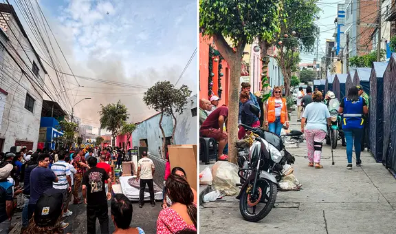¡Lo perdieron todo! Más de 30 familias damnificadas por incendio en Breña quedaron en situación de calle y solicitan ayuda