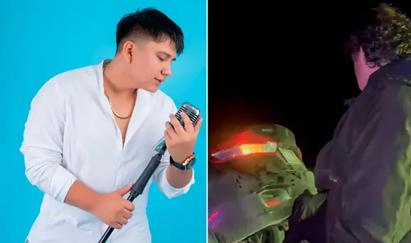 Bill Orosco se salvó de morir al sufrir accidente en la carretera de Trujillo: “Casi nos matamos”