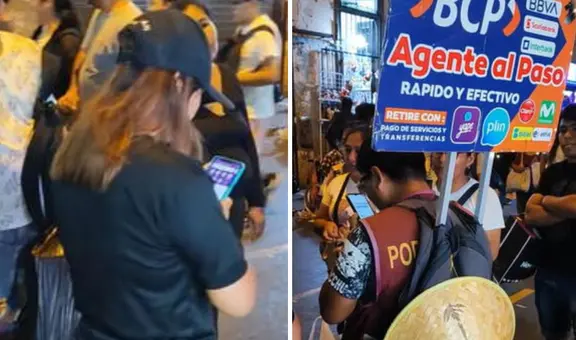 Peruano emprende como ‘agente al paso’ y usuarios resaltan su ingenio: “Tiene hasta trasferencias BCP”