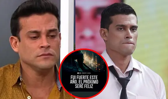 Christian Domínguez lanza fuerte mensaje sobre sus escándalos del 2024: "Este año fui fuerte, el próximo seré feliz"