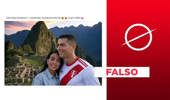 Cristiano Ronaldo no visitó Machu Picchu con un polo de la selección peruana: es un montaje