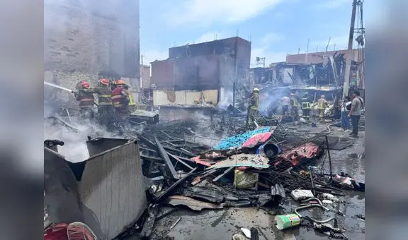 Fuerte incendio en AA.HH. 'Puerto Nuevo' en el Callao: municipio pide cisternas a otros distritos