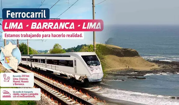Megaproyecto Ferrocarril Lima - Barranca: ¿en qué estado se encuentra el tren que conectará con varios distritos?