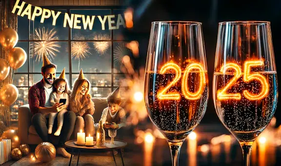 Happy New Year 2025: the best wishes, phrases, gif and messages to share on WhatsApp, Instagram and Facebook