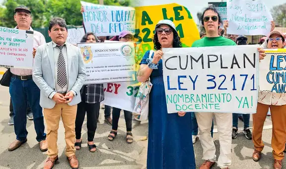 Docentes de la UNMSM denuncian recorte de plazas para nombramiento: "Hay una especie de cálculo político"