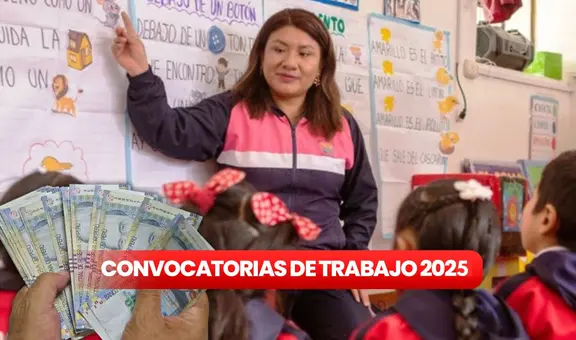 Minedu lanza convocatoria de trabajo para auxiliares de educación 2025 hasta el 10 de enero: estos son los requisitos