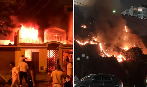 Dramático inicio de Año Nuevo: más de 60 incendios en Lima y Callao movilizaron a Bomberos este 1 de enero