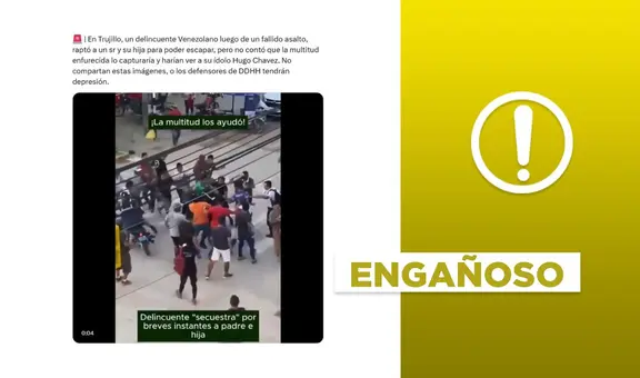 Video no muestra reciente linchamiento a delincuente venezolano en Trujillo