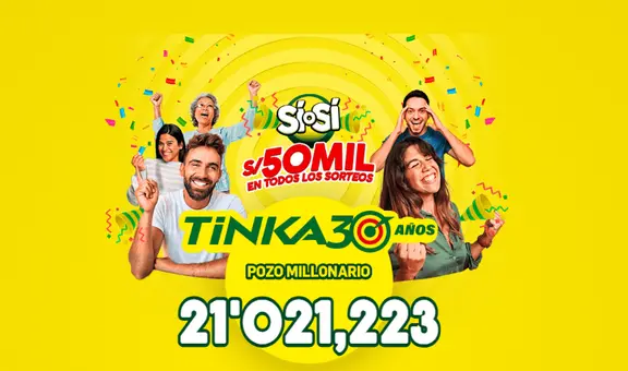 Resultados de la Tinka HOY 1 de enero: el Pozo Millonario REVENTÓ y un afortunado se llevo