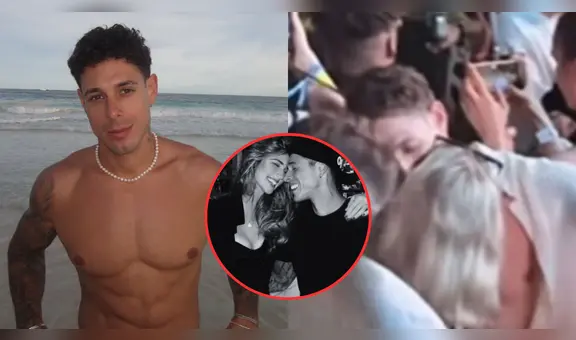 ¿Y Alessia Rovegno? Hugo García fue captado besando a una chica en fiesta de Año Nuevo en medio de rumores de ruptura