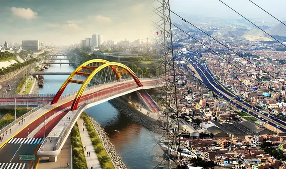 Un moderno puente unirá San Juan de Lurigancho y El Agustino luego de 14 años: la megaobra de S/10 millones de la MML