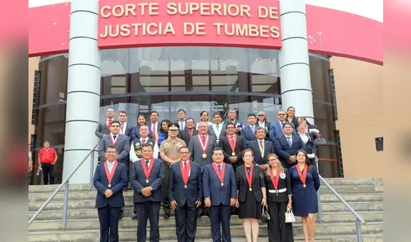 Juez superior Otto Santiago Verapinto Márquez asume como presidente de la Corte Superior de Justicia de Tumbes