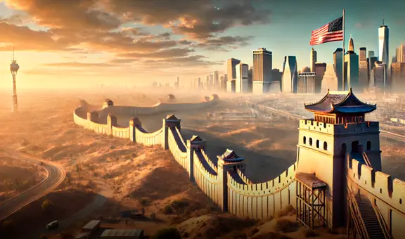 La 'muralla' de Estados Unidos que supera la altura de la Gran Muralla China, una de las maravillas del mundo