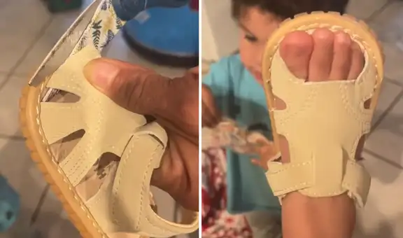 Madre corta los zapatos de su hija y crea sandalias: “No me va a tragar la pobreza”