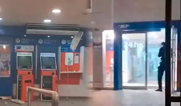 Delincuentes detonan artefacto explosivo en banco BCP en Tumbes: manipularon las cámaras para no ser grabados