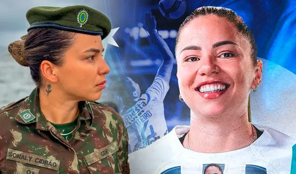 ¿Quién es Sonaly Cidrao, la voleibolista que la rompe con Alianza Lima y pertenece al ejército de Brasil?