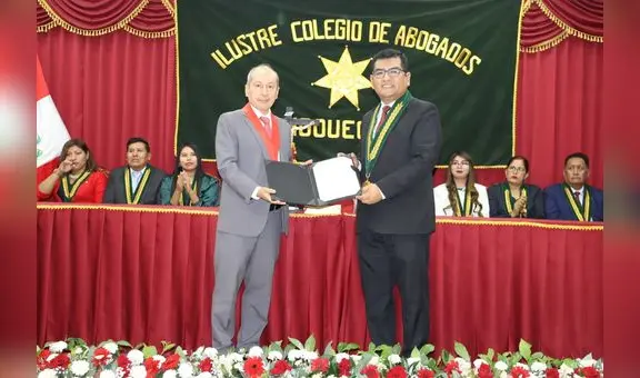 Colegio de abogados reconoció a presidente de la Corte Superior de Justicia de Moquegua