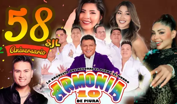 Aniversario de SJL: horario de las presentaciones gratis de Pamela Franco, Yarita Lizeth, Armonía 10 y más artistas